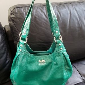 Coach three compartment purse
